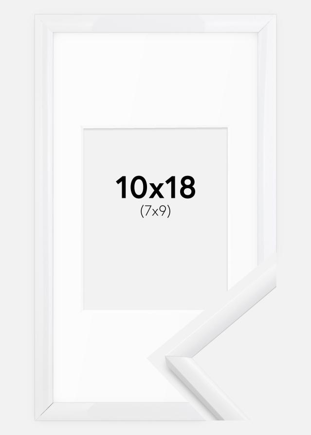 Рамка New Lifestyle Бяла 10х18см - Паспарту Бяла 8х10см