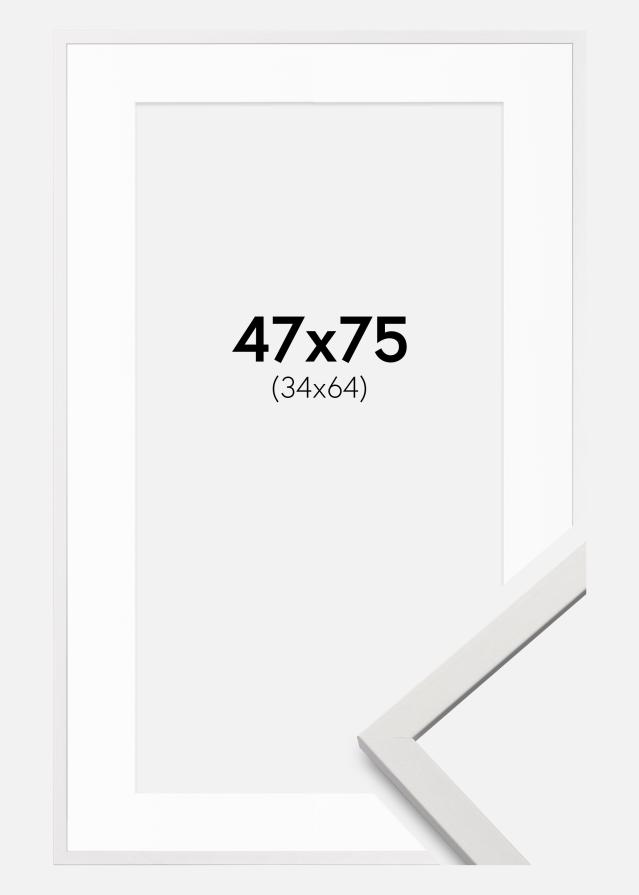 Рамка Edsbyn Бяло 47x75 cm - Паспарту Бяло 35x65 cm