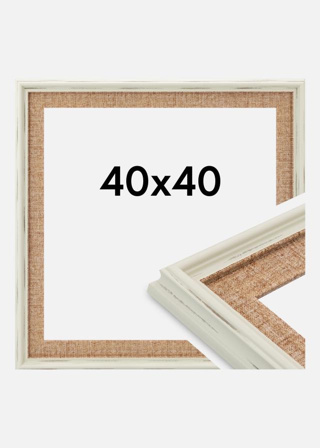 Рамка Sandweave Акрилно стъкло Бял 40x40 cm