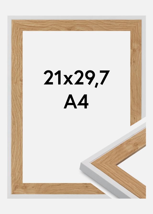 Рамка Clearline Акрилно стъкло Бял 21x29.7 cm (A4)