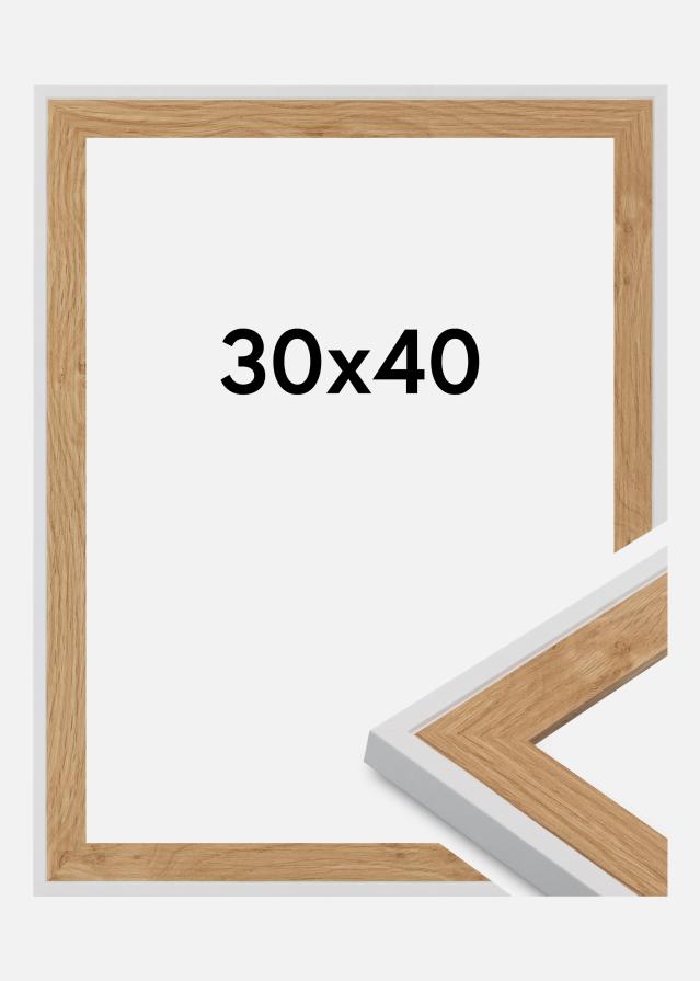 Рамка Clearline Акрилно стъкло Бял 30x40 cm