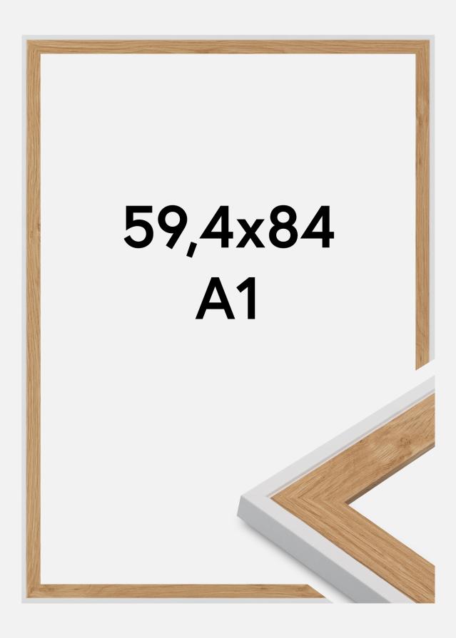Рамка Clearline Акрилно стъкло Бял 59.4x84 cm (A1)
