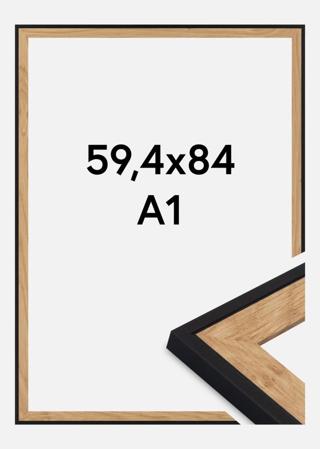 Рамка Iris Акрилно стъкло Черен 59.4x84 cm (A1)