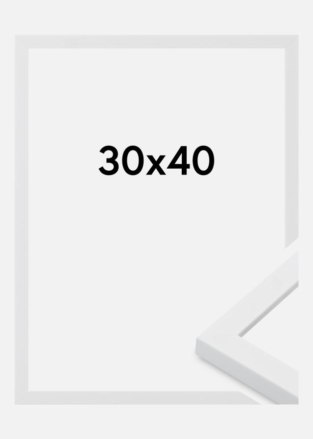 Рамка Oban Акрилно стъкло Бял 30x40 cm