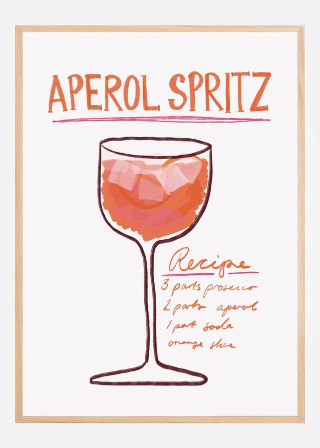 Spritz Recipe Delight Постер