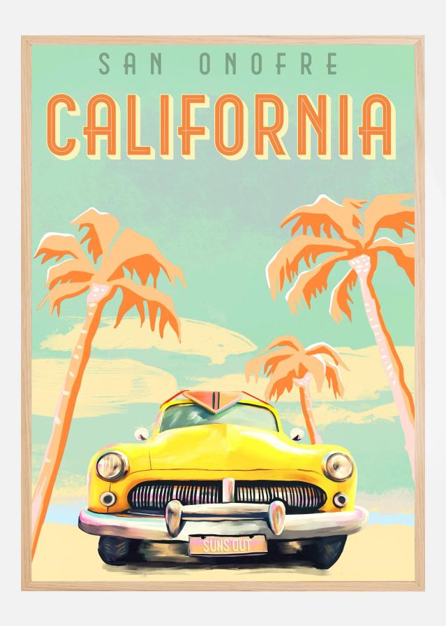 California Surf Постер