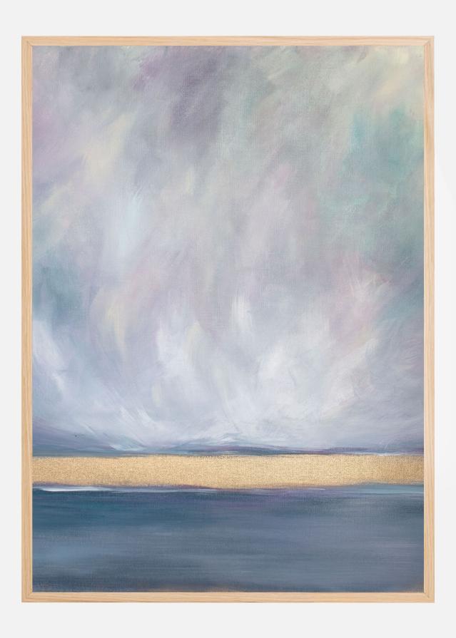 Peaceful Golden Horizon Постер