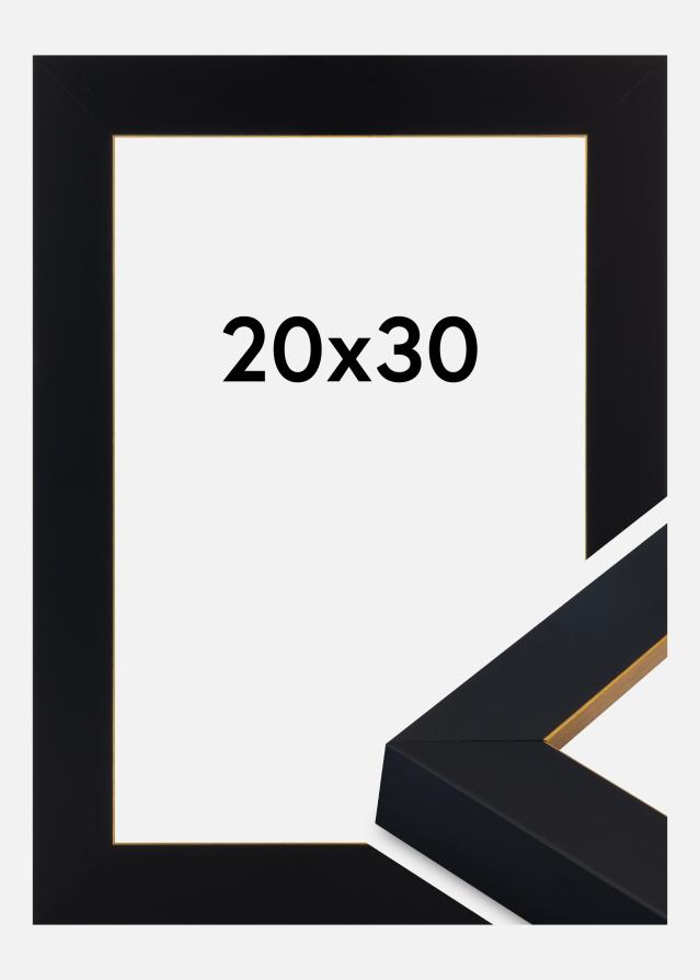 Рамка Sussex Акрилно стъкло Черен/Златен 20x30 cm