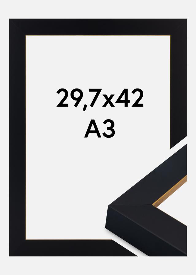 Рамка Sussex Акрилно стъкло Черен/Златен 29.7x42 cm (A3)