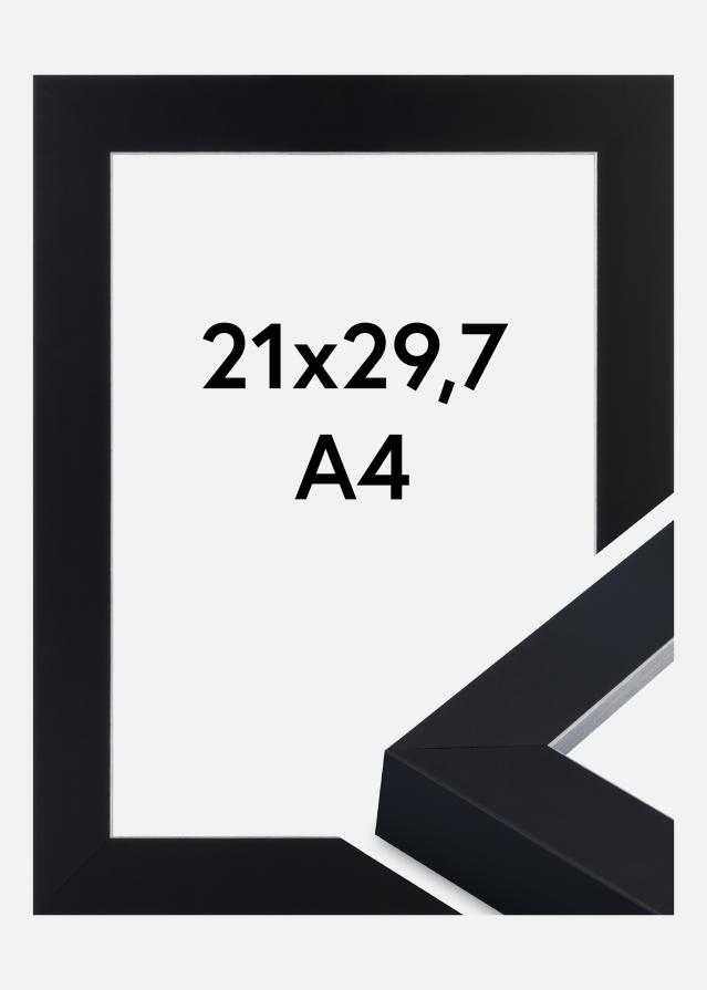 Рамка Sussex Акрилно стъкло Черен/Сребърен 21x29.7 cm (A4)