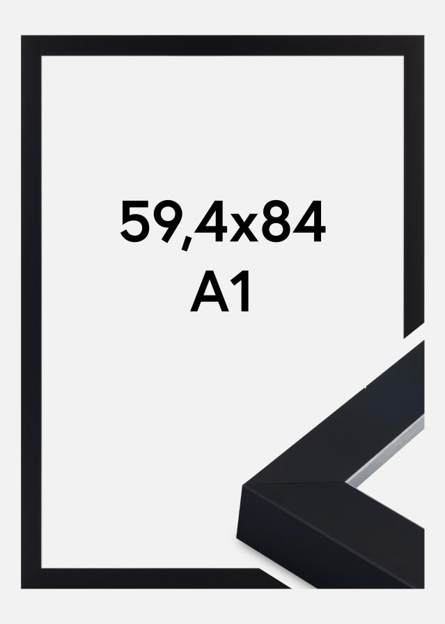 Рамка Sussex Акрилно стъкло Черен/Сребърен 59,4x84,1 cm (A1)