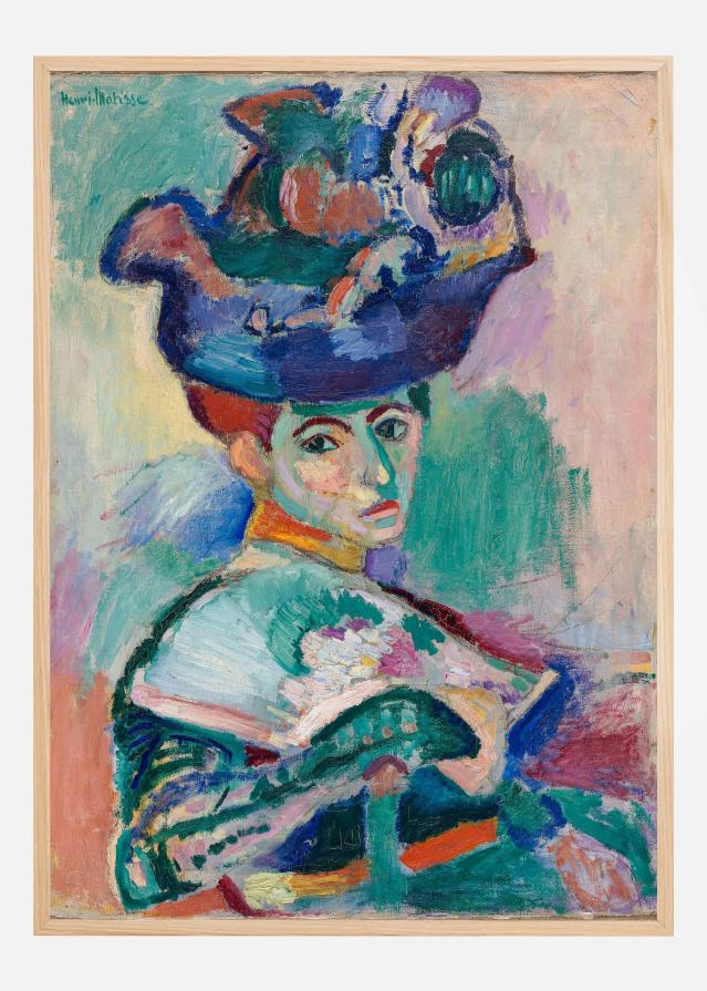 Woman With Hat - Henri Matisse Постер