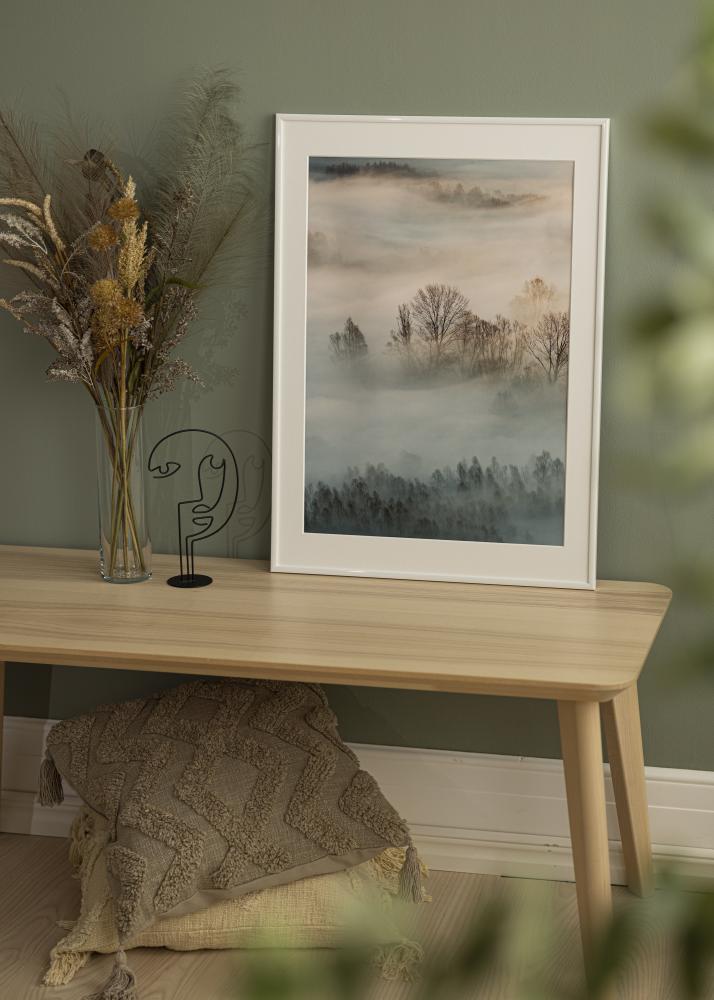 Рамка New Lifestyle Бяла 10х18см - Паспарту Бяла 8х10см