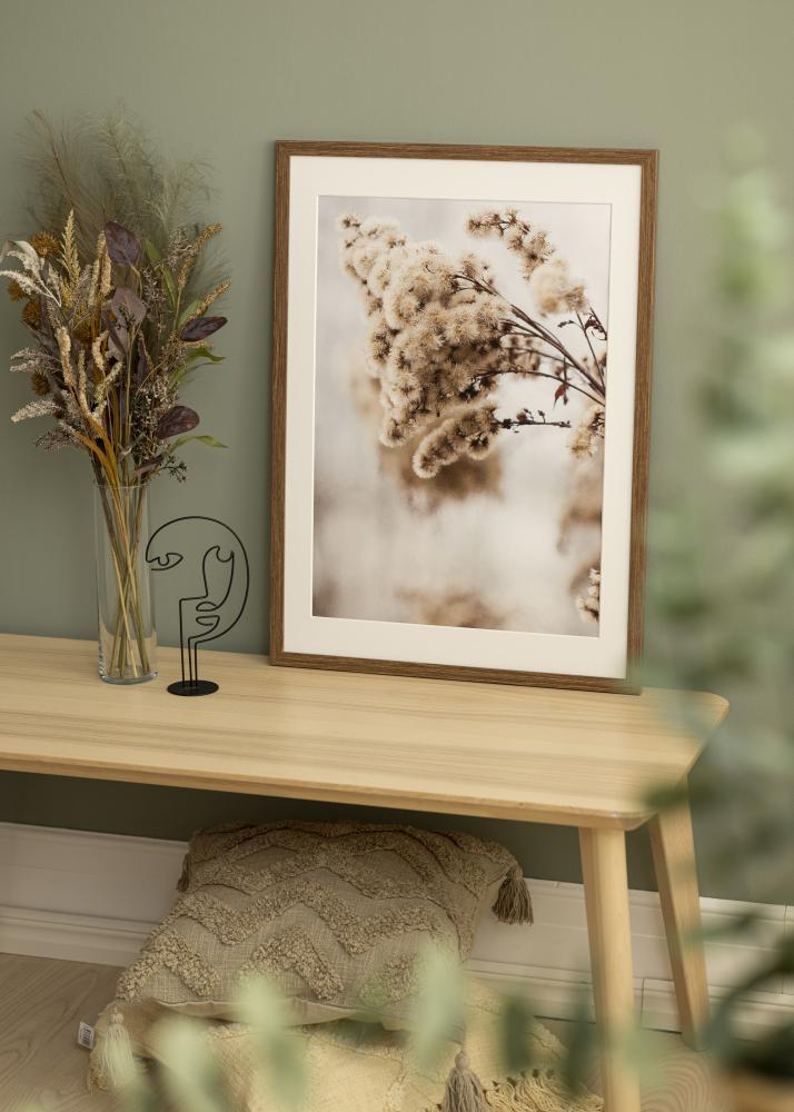 Рамка Stilren студено кафяво 40x60 cm - Паспарту Бяло 30x50 cm