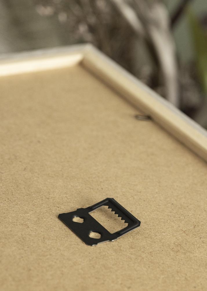 Рамка Stilren светло сиво Дъб 40x50 cm - Паспарту Бяло 12x15 inches