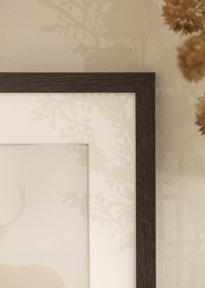 Рамка Stilren Венге 50х70см - Паспарту Бяло 40х60см