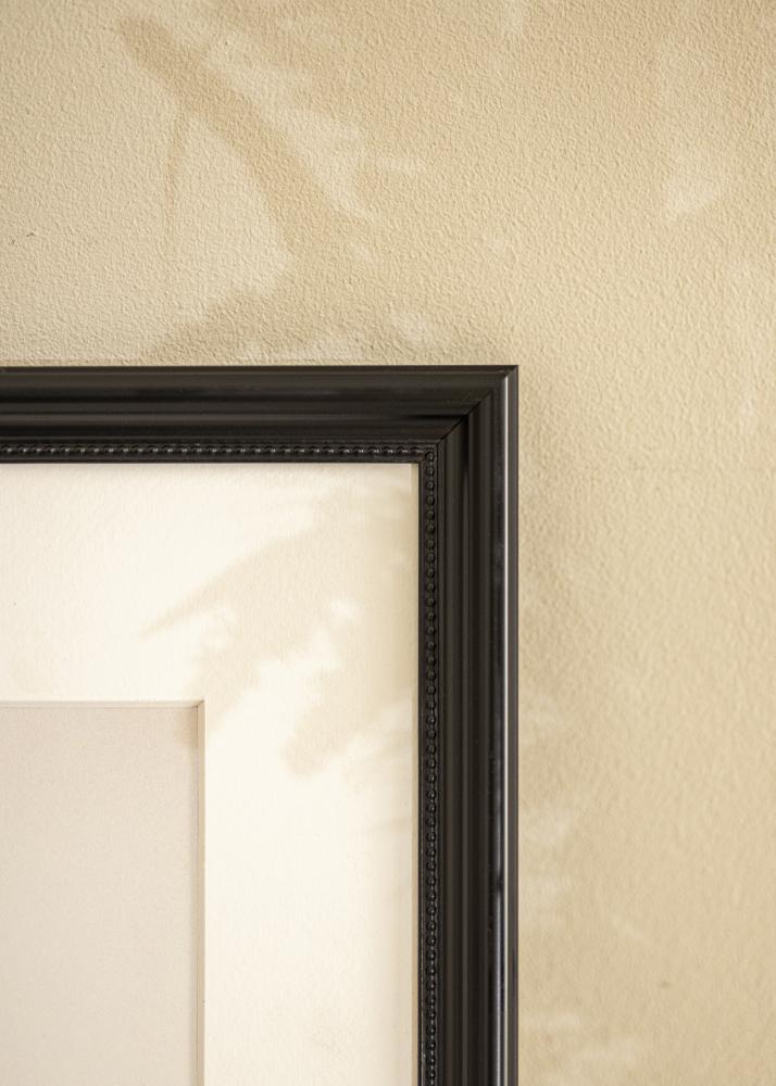 Рамка Gala Черна 13x18 cm - Паспарту Бяло B7 88x125 мм