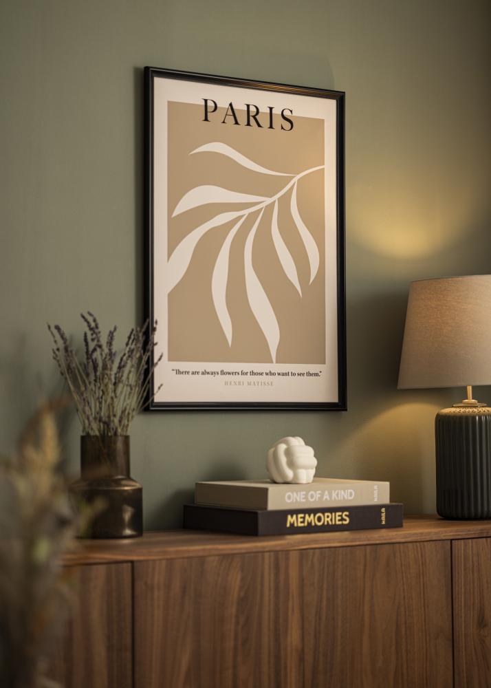 Рамка Gala Черна 13x18 cm - Паспарту Бяло B7 88x125 мм