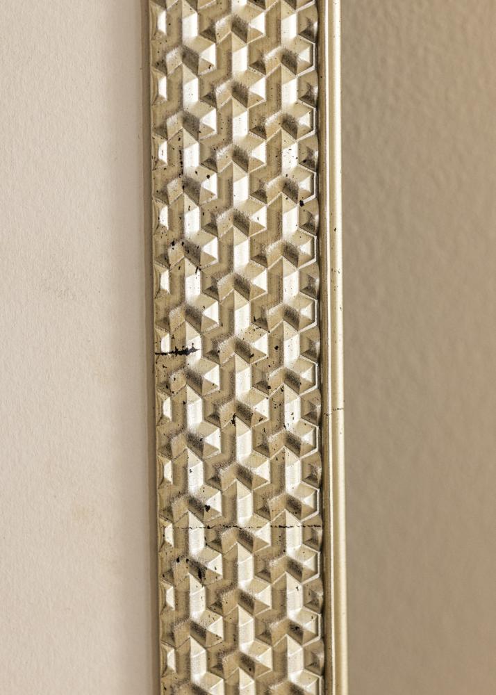 Рамка Grace Сребро 30x40 cm - Паспарту Бяло 22x32 cm