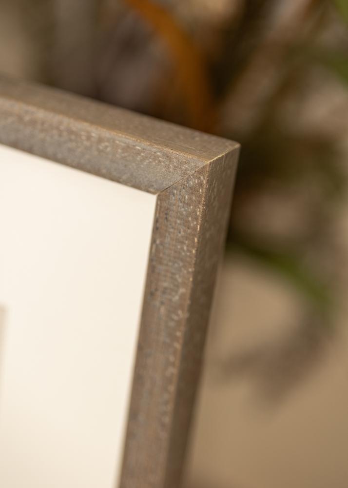 Рамка Ares сиво 30x40 cm - Паспарту Бяло 21x29.7 cm