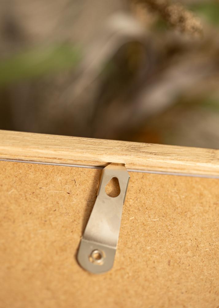 Рамка Ares Естествено Дъб 50x70 cm - Паспарту Бяло 15x23 inches