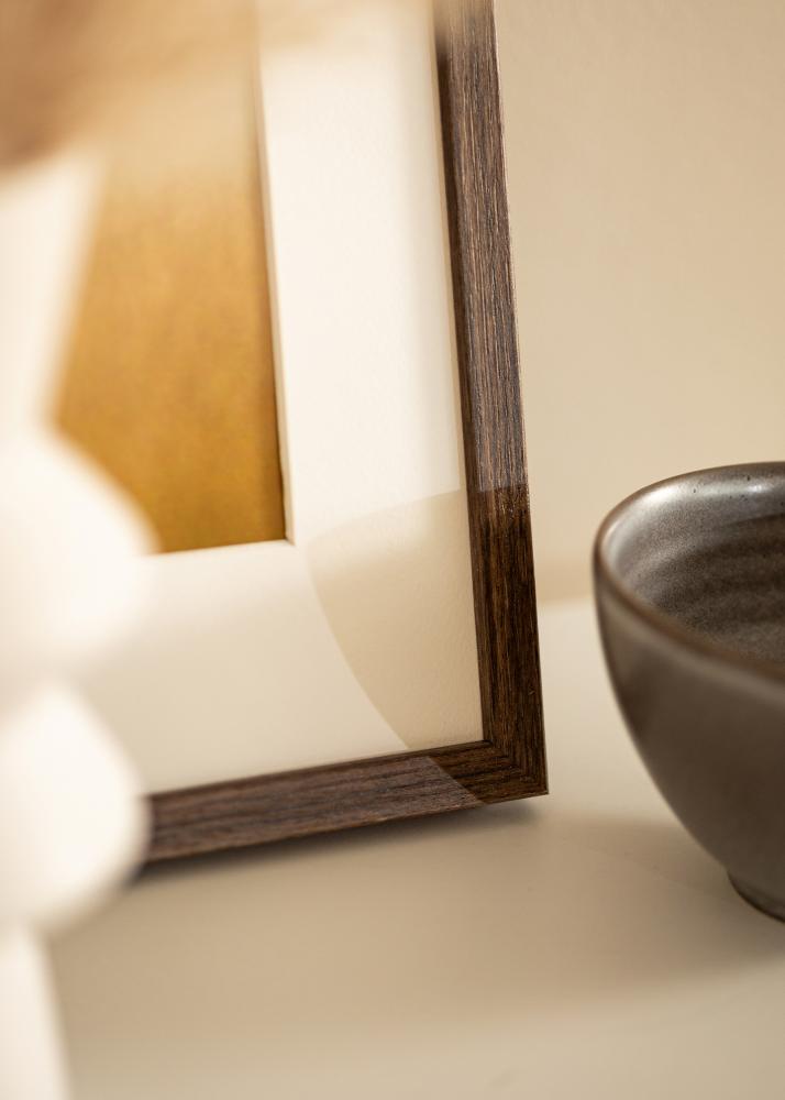 Рамка Ares Орех 28х35 cm - Паспарту Бяло 18х25 cm