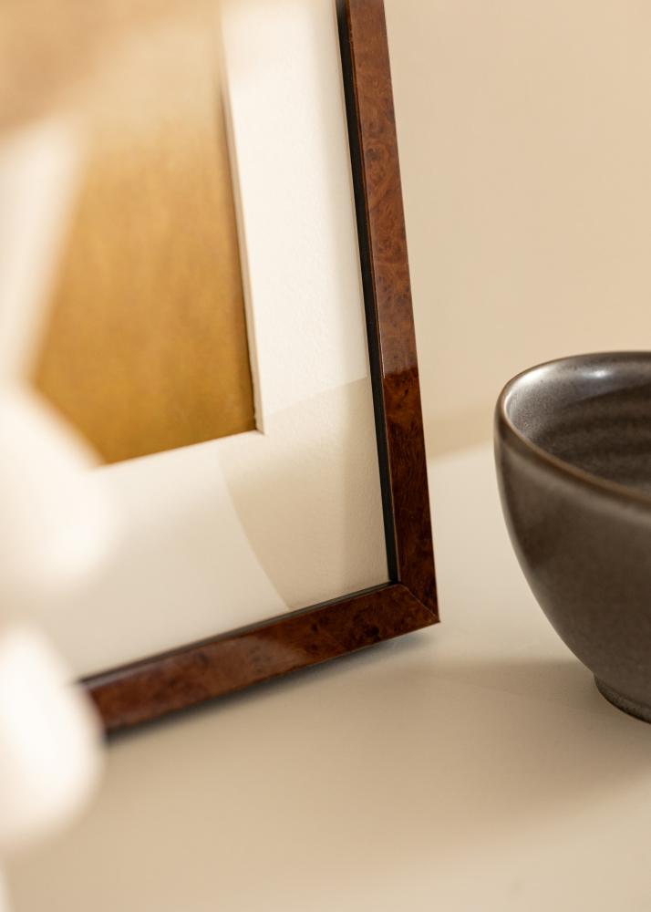 Рамка Ares Орех 20х25 cm - Паспарту Бяло 15х20 cm