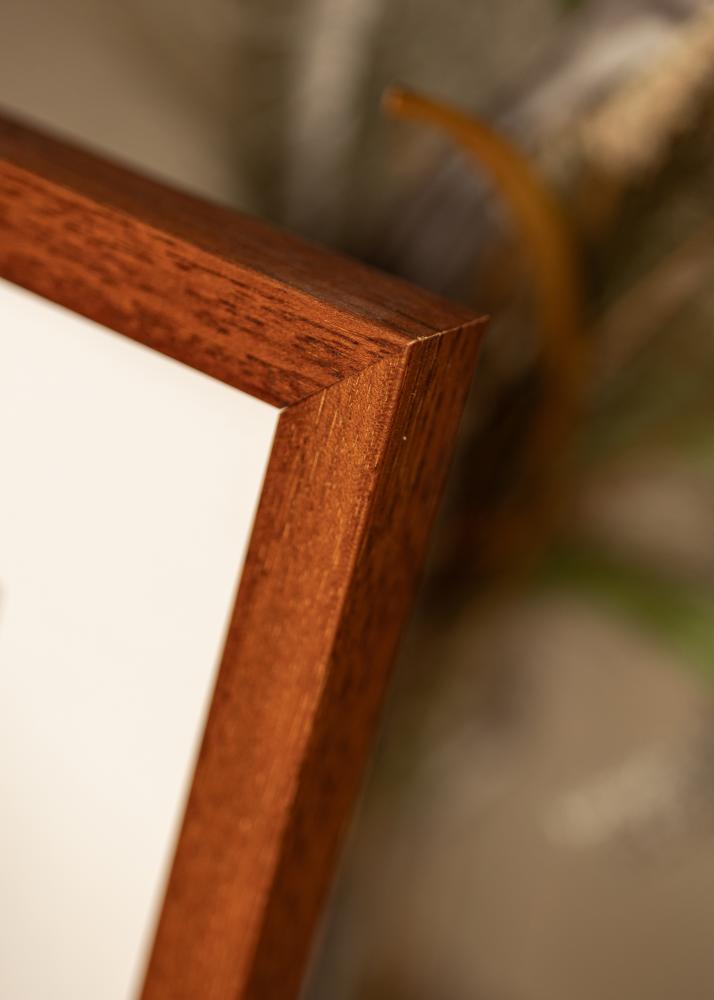 Рамка Hermes Череша 40х40 cm - Паспарту Бяло 27х27 cm