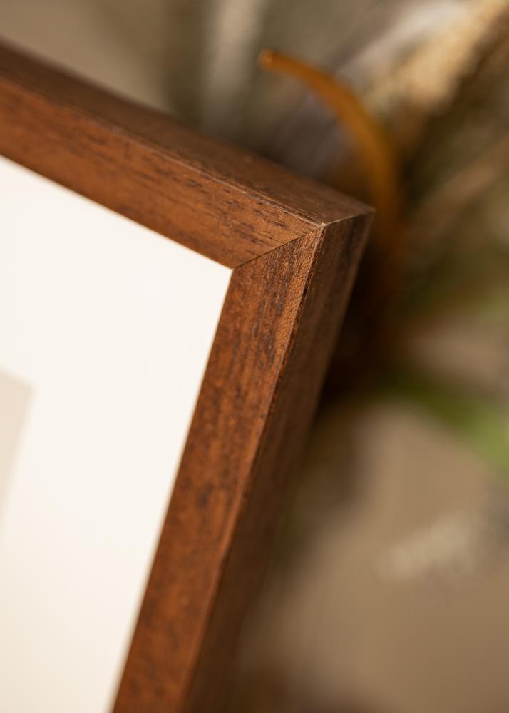 Рамка Hermes Teak 40x50 cm - Паспарту Бяло 29,7x42 cm