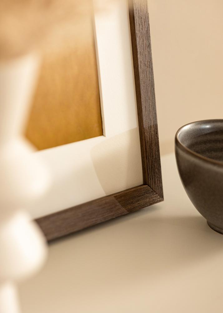 Рамка Hermes Орех 60х70 cm - Паспарту Бяло 50х56 cm