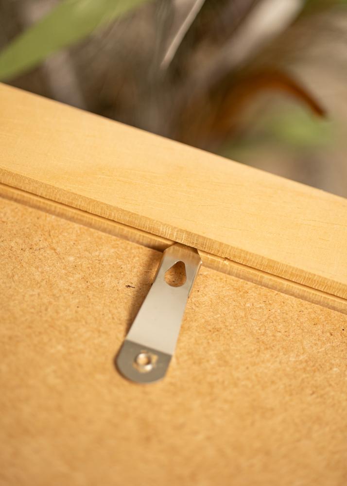 Рамка Juno дърво 40x50 cm - Паспарту Бяло 27,5x37 cm