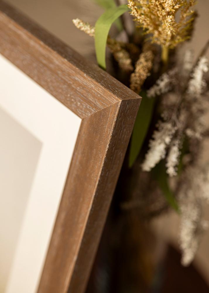 Рамка Juno сиво 70x100 cm - Паспарту Бяло 62x93 cm