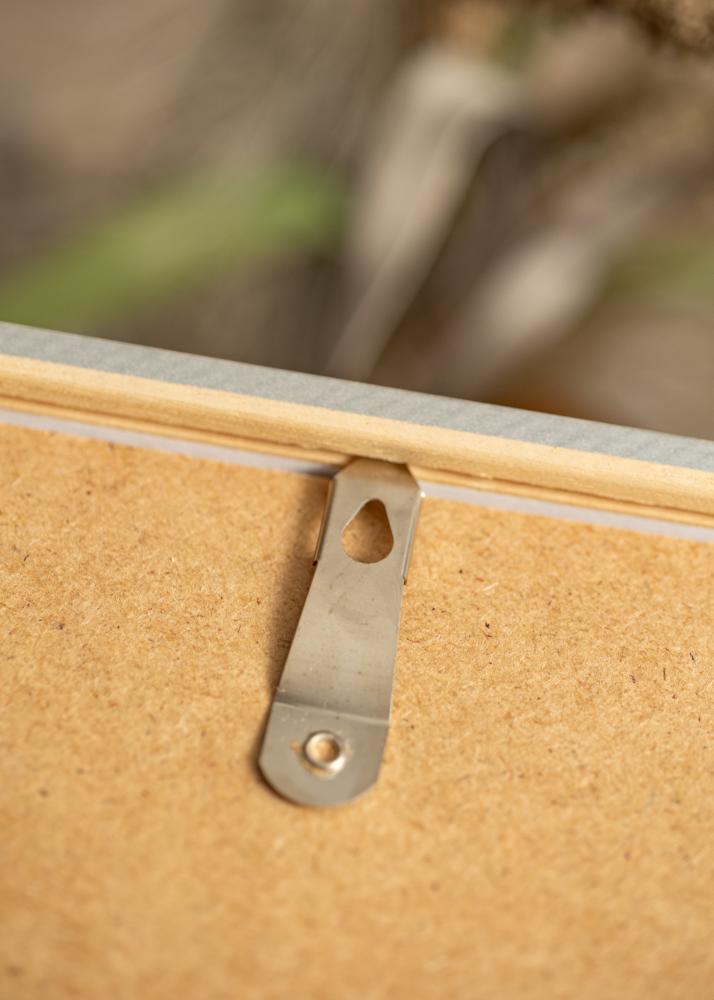 Рамка Ares Сребро 50x50 cm - Паспарту Бяло 15x15 inches