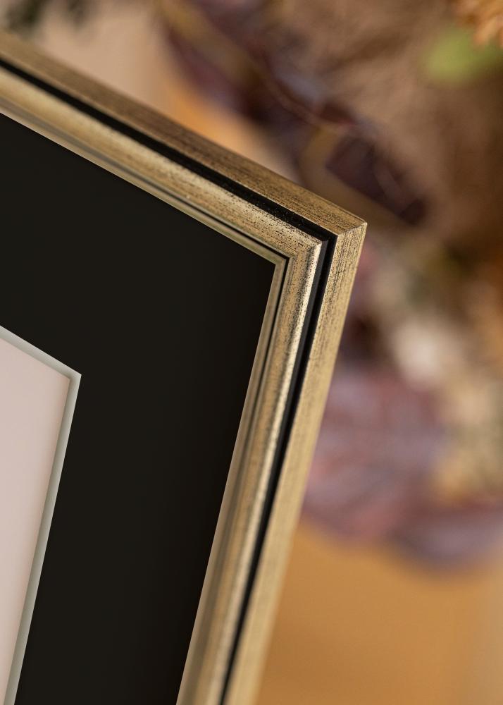 Рамка Horndal Сребро 60x60 cm - Паспарту Черно 50x50 cm