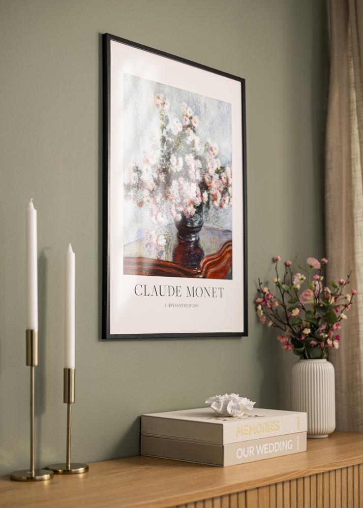 Тънка рамка за картина черна 21 x 30 cm