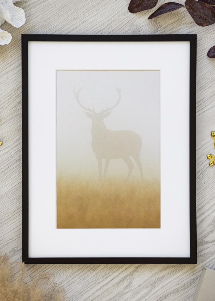 Тънка рамка за картина черна 21 x 30 cm