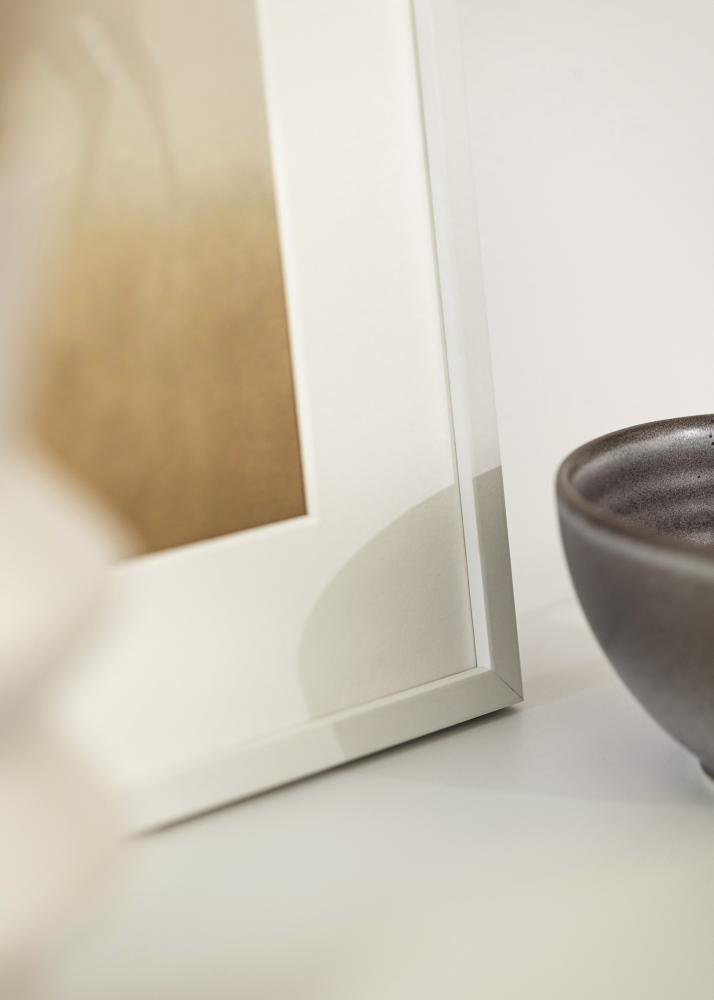 Тънка рамка за картина бяла 21 x 30 cm