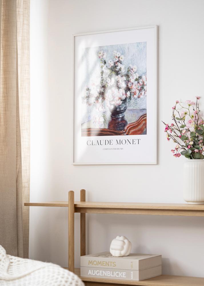 Тънка рамка за картина бяла 21 x 30 cm