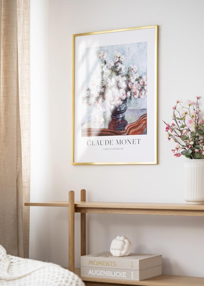 Тънка рамка за картина злато 21 x 30 cm