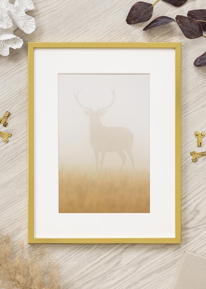 Тънка рамка за картина злато 21 x 30 cm