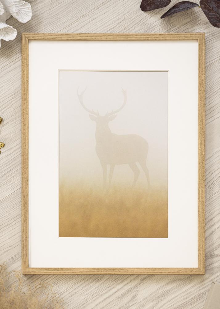 Тънка рамка за картина дъб 29,7 x 42 cm (A3)