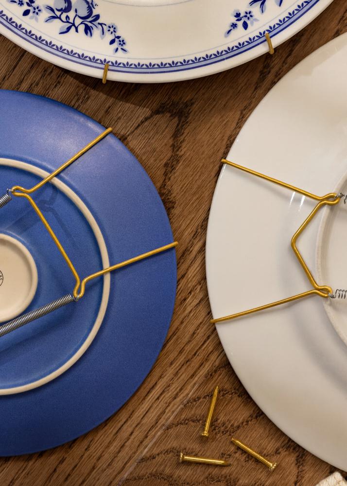 държач за чинии месинг 13-19 cm