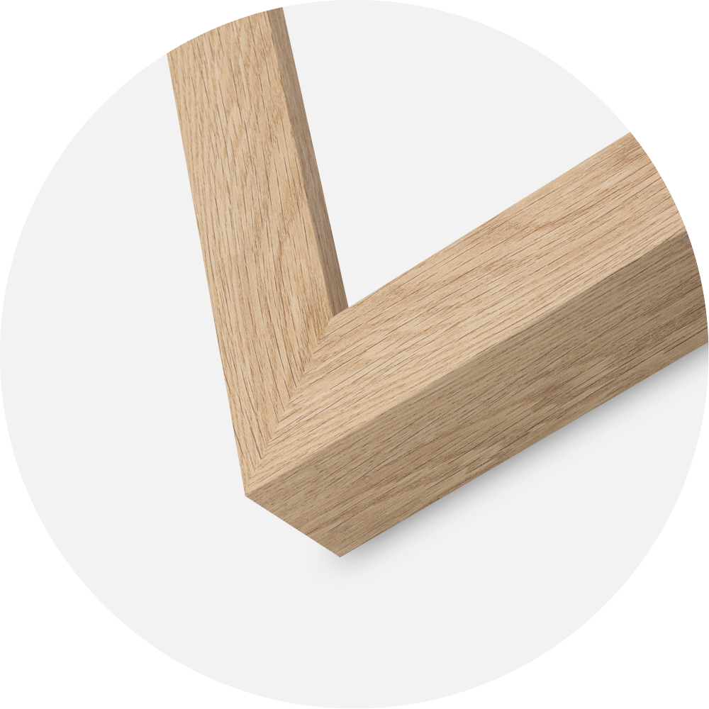 Рамка Wells Акрилно стъкло Дъб 40x40 cm