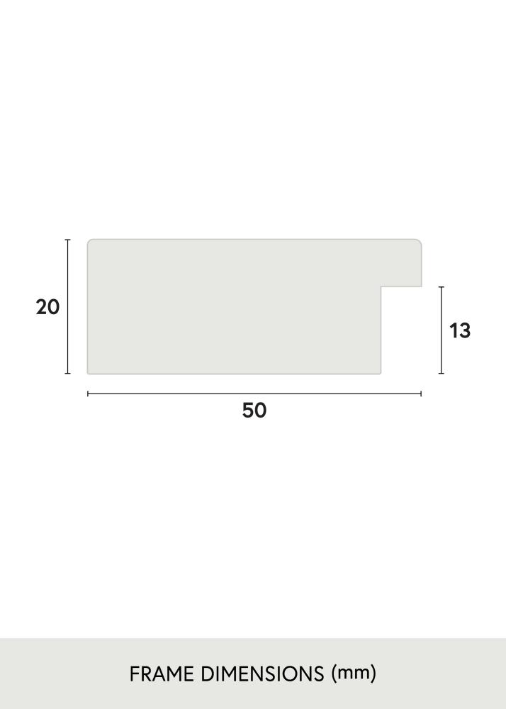 Рамка Pembrokeshire Акрилно стъкло Дъб 40x40 cm