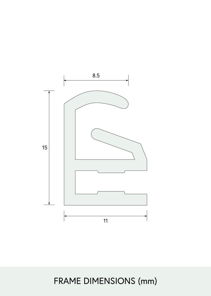 Рамка за пъзел Черно 60x80 cm