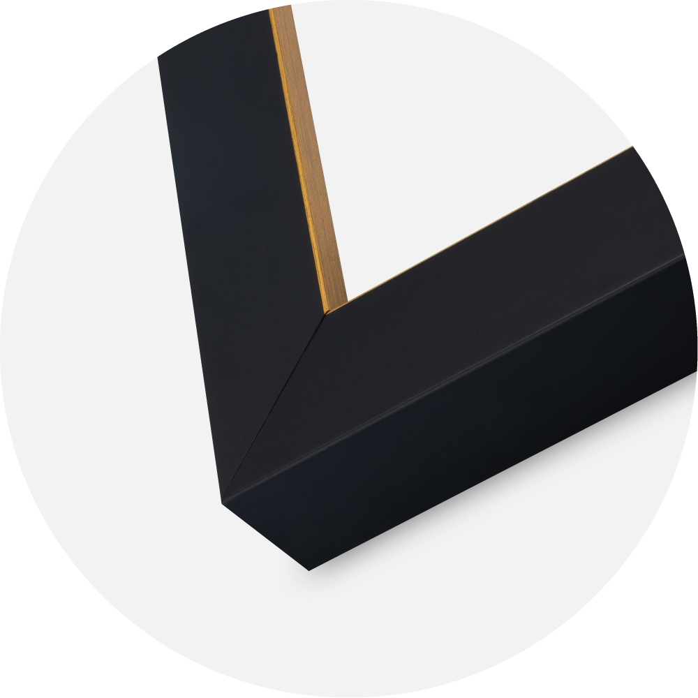 Рамка Sussex Акрилно стъкло Черен/Златен 30x45 cm