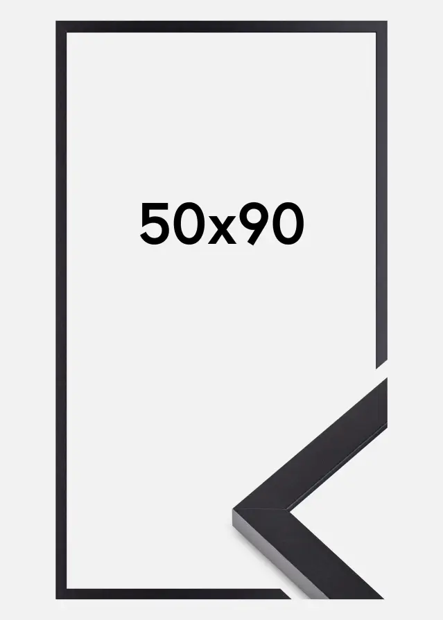 Рамка Selection Акрилно стъкло Черно 50x90 cm