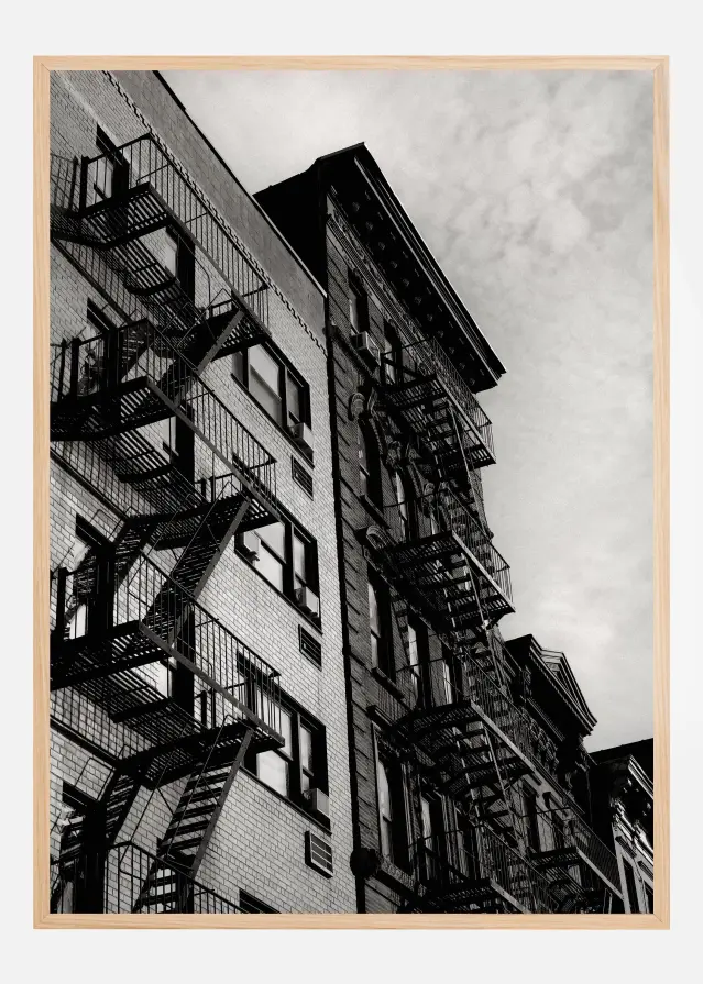 New York City Fire Escapes 05 Постер