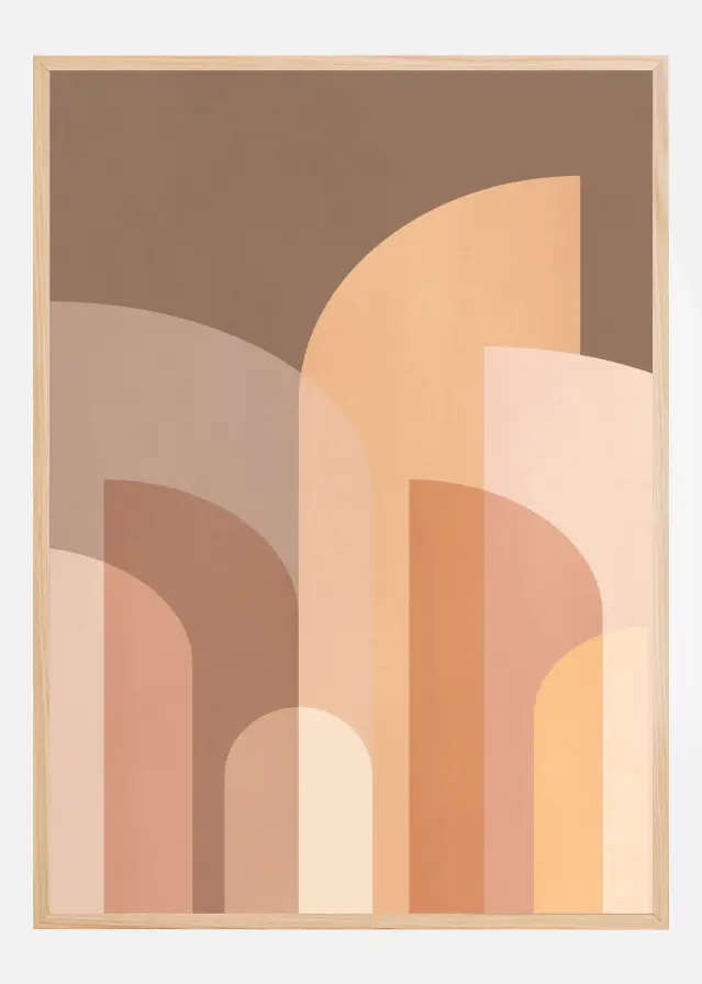 Retro Geometric II Постер