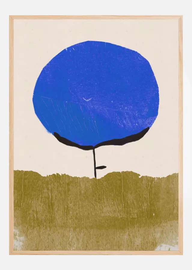 Blue Flower Постер